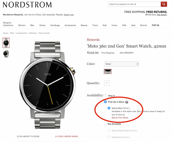 Moto 360 2 Nordstrom