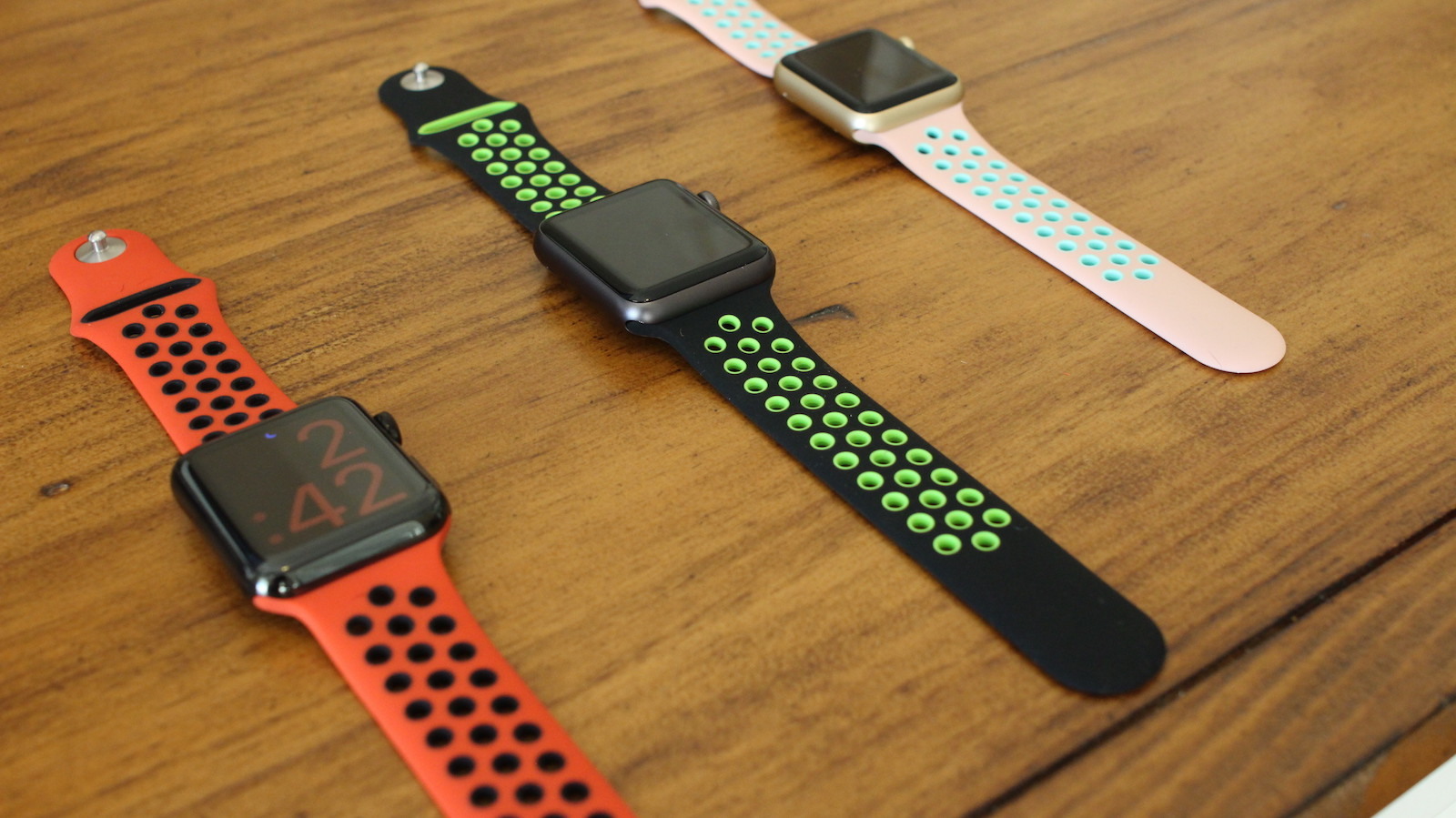 orange nike apple watch band